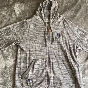 Detroit tigers zip up hoodie
